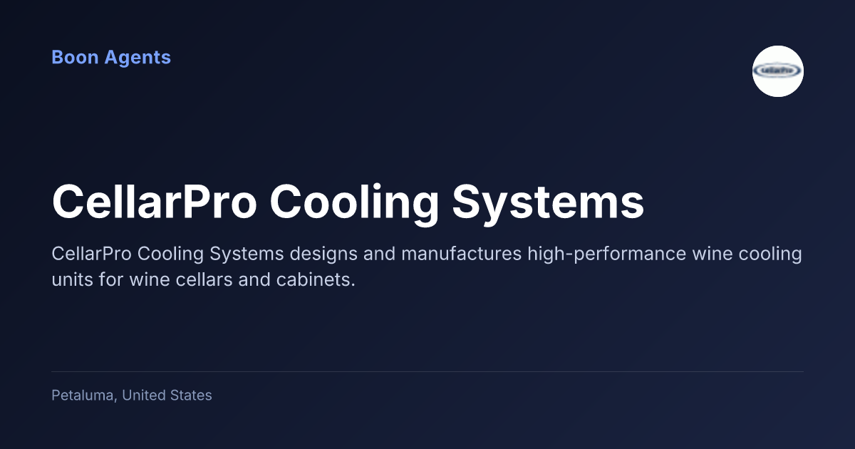 CellarPro Cooling Systems — company overview