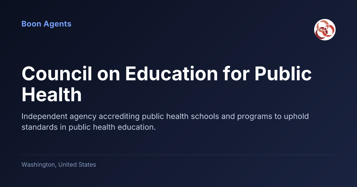 Council on Education for Public Health — company overview