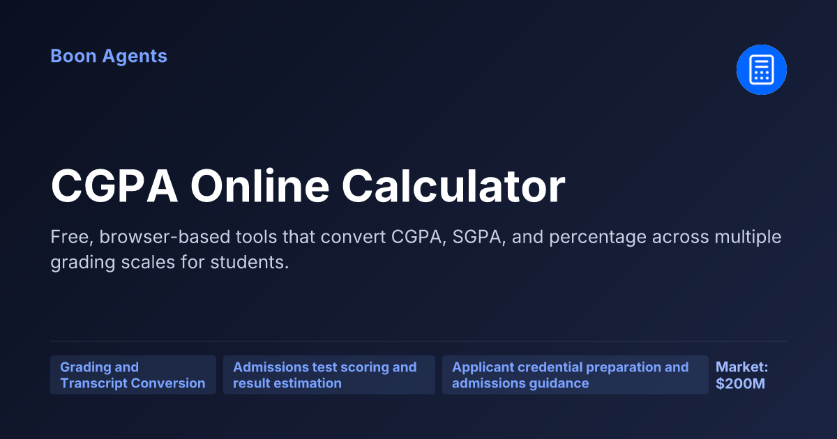 CGPA Online Calculator — company overview