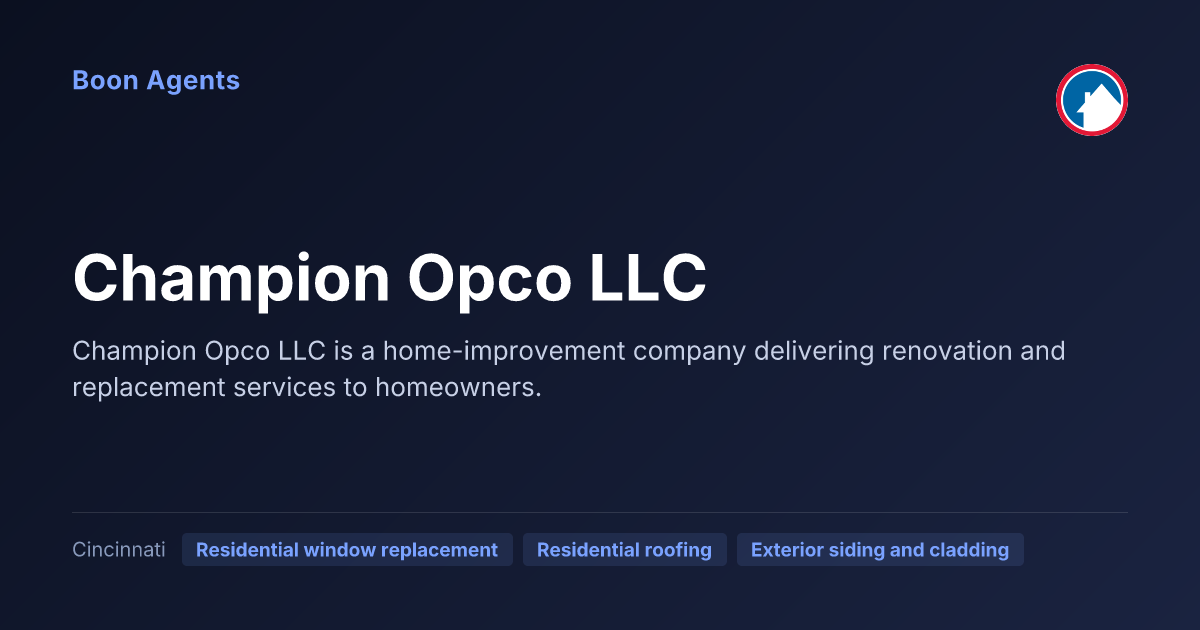 Champion Opco LLC — company overview