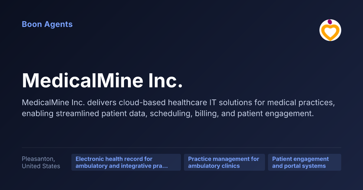MedicalMine Inc. — company overview