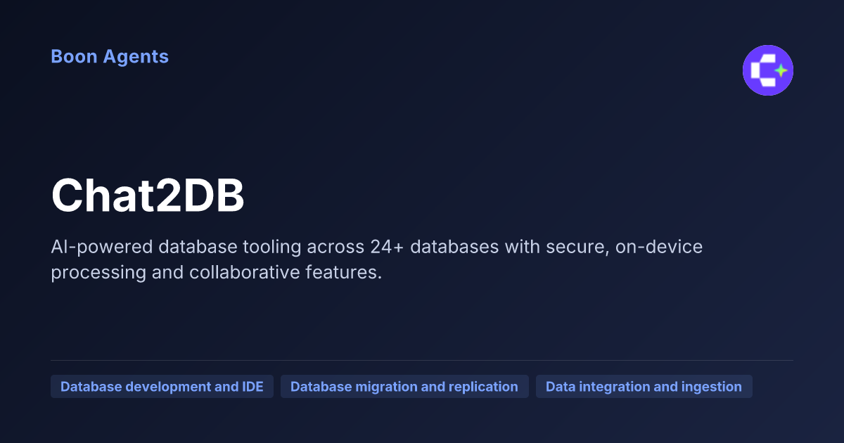 Chat2DB — company overview