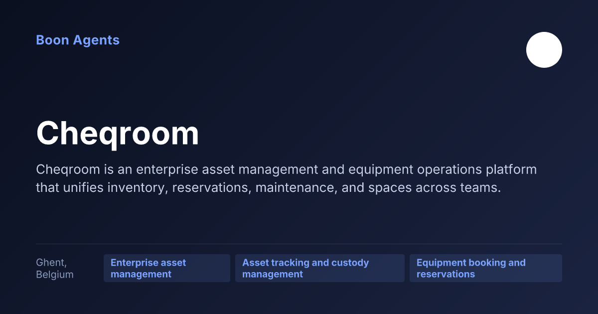 Cheqroom — company overview