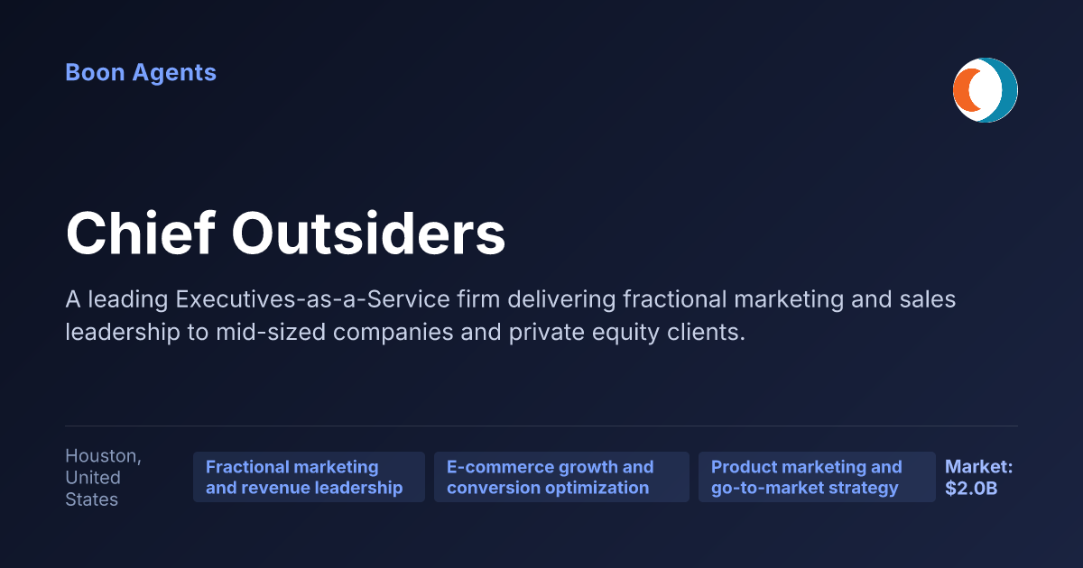 Chief Outsiders — company overview