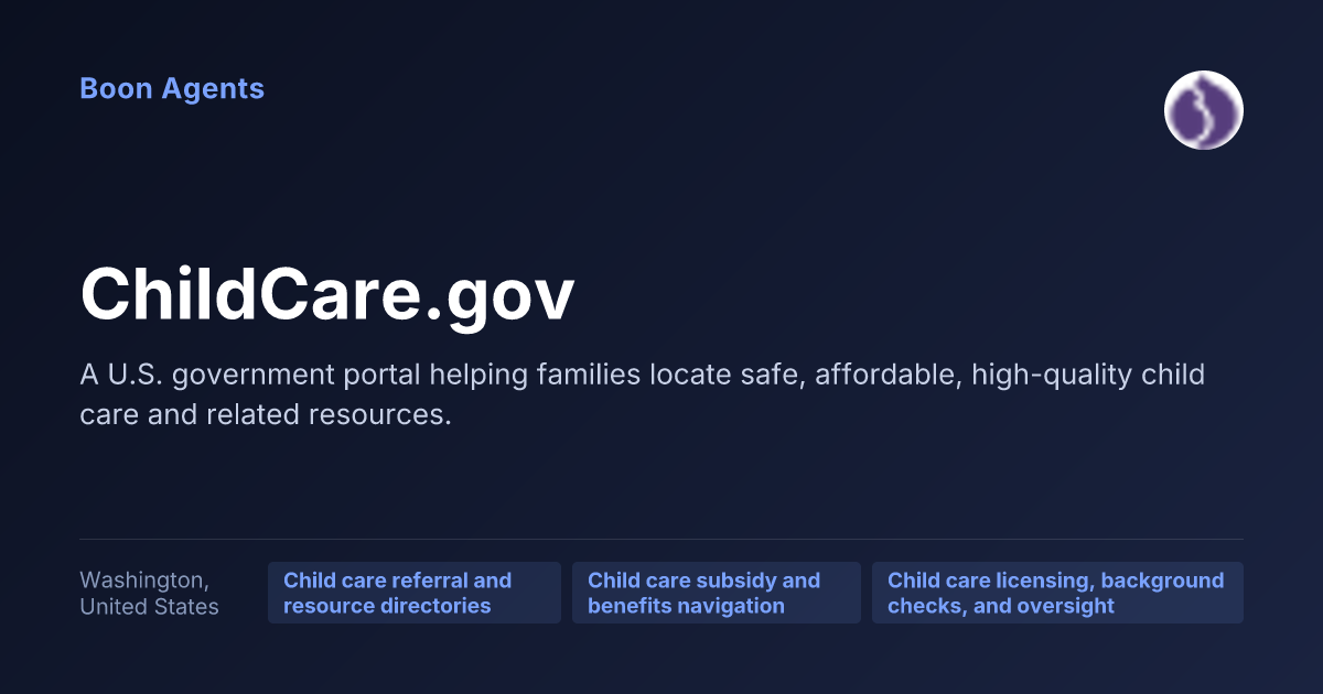 ChildCare.gov — company overview