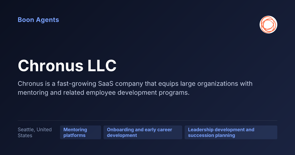 Chronus LLC — company overview