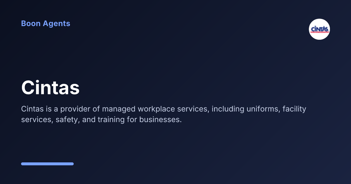 Cintas — company overview