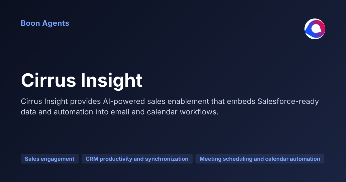 Cirrus Insight — company overview