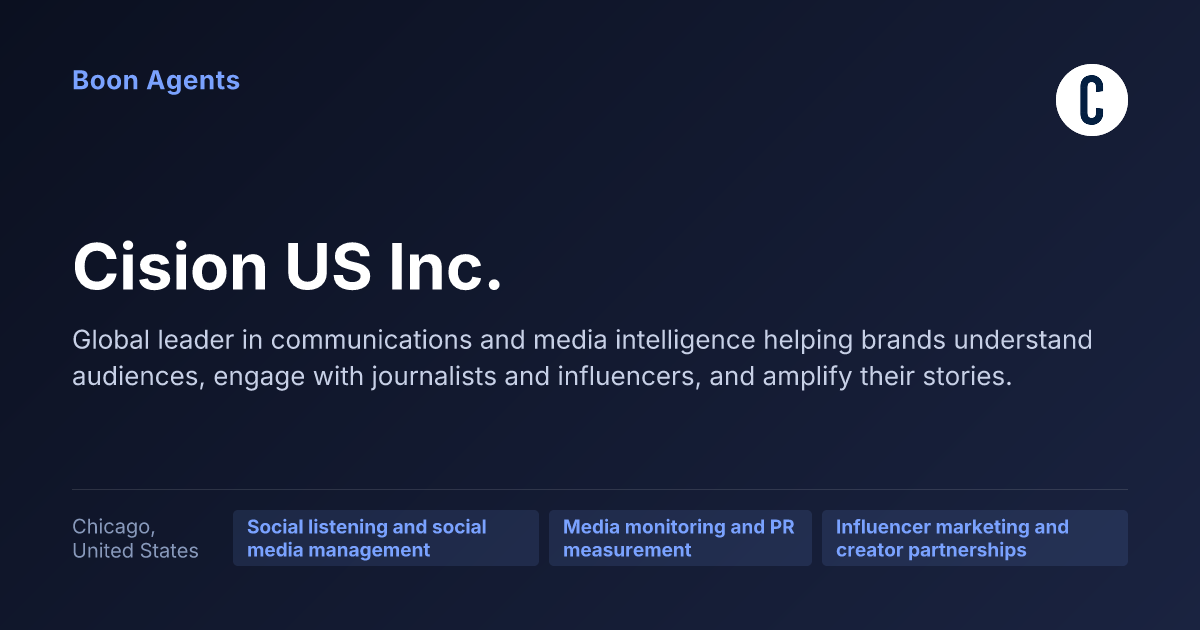 Cision US Inc. — company overview