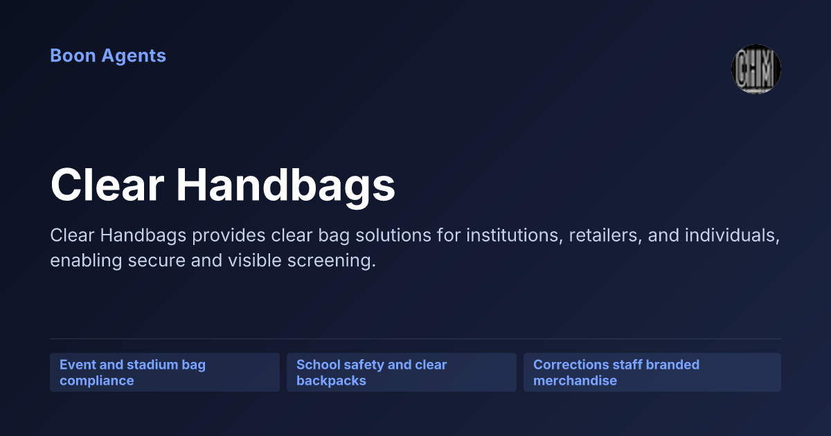 Clear Handbags — company overview