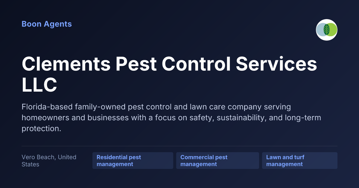 Clements Pest Control Services LLC — company overview