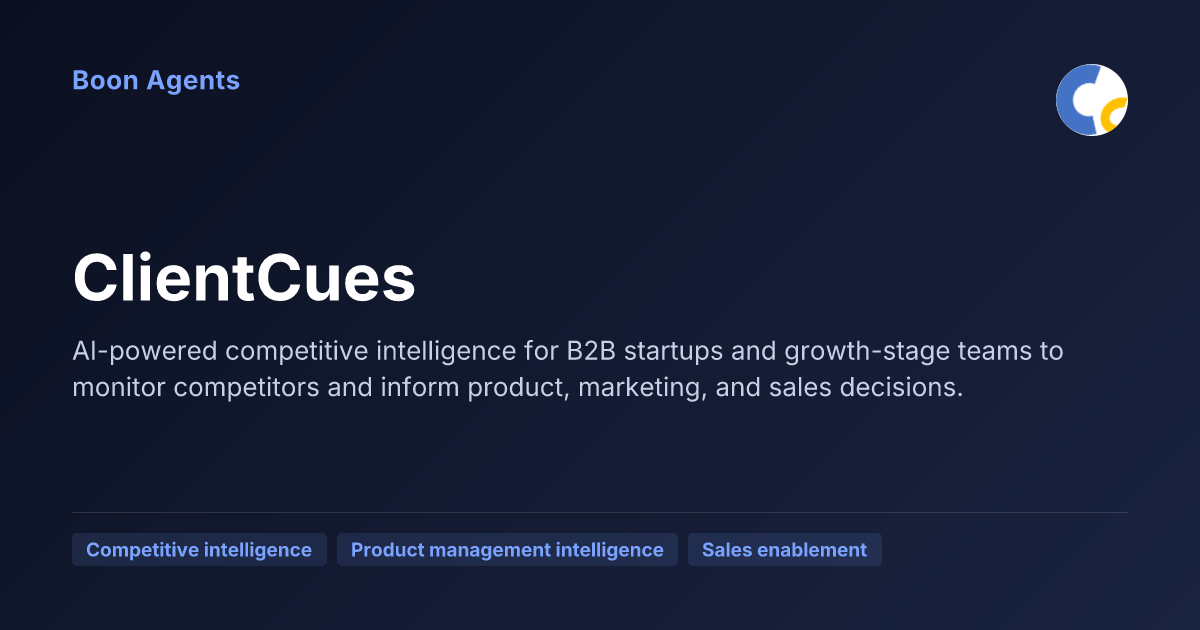 ClientCues — company overview