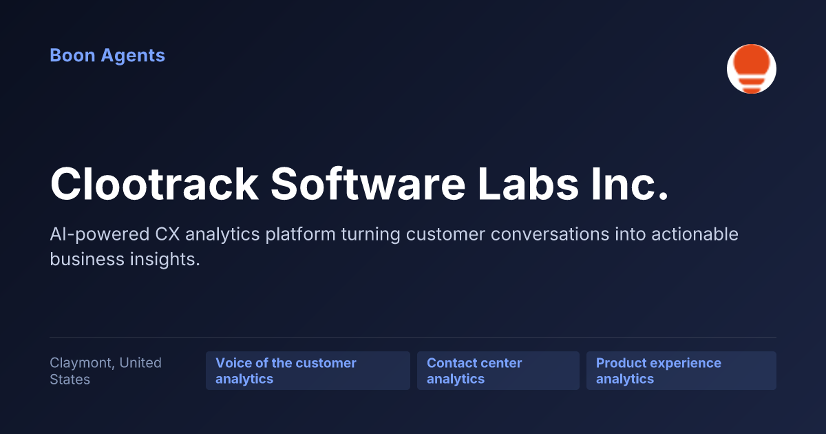 Clootrack Software Labs Inc. — company overview