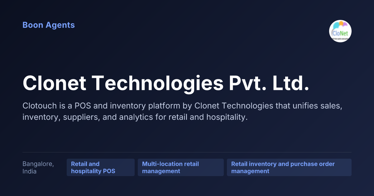 Clonet Technologies Pvt. Ltd. — company overview