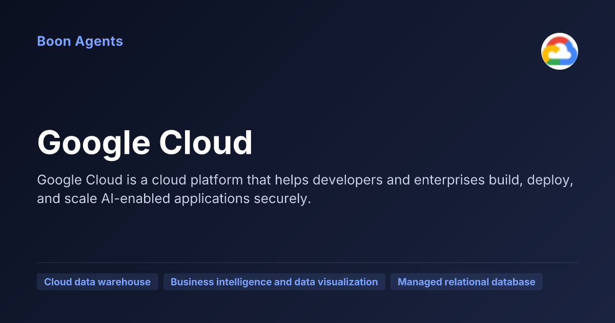 Google Cloud — company overview