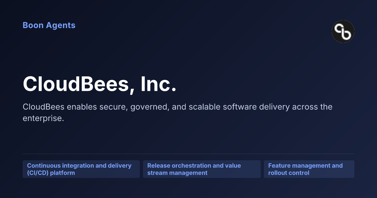 CloudBees, Inc. — company overview