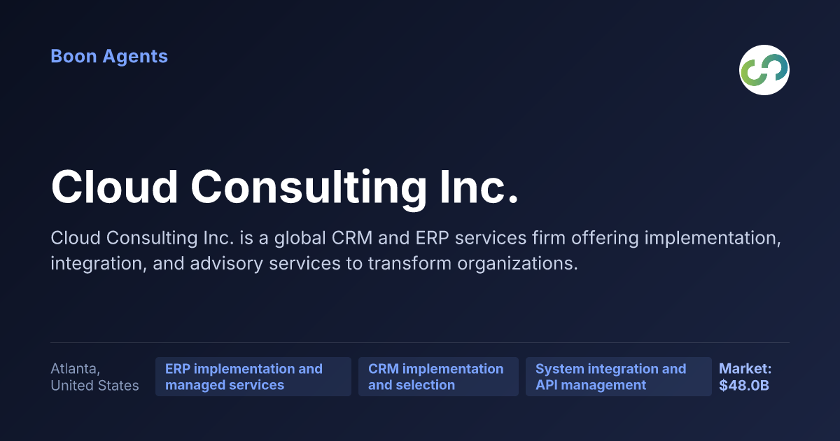 Cloud Consulting Inc. — company overview