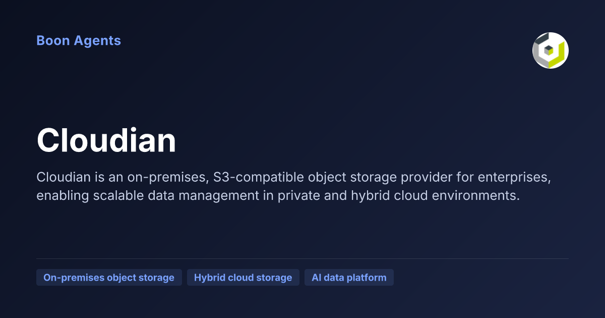 Cloudian — company overview