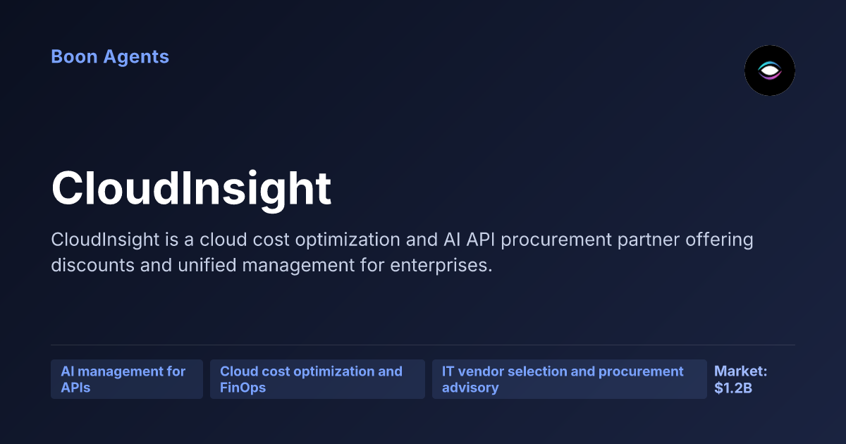 CloudInsight — company overview