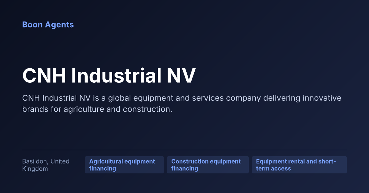 CNH Industrial NV — company overview