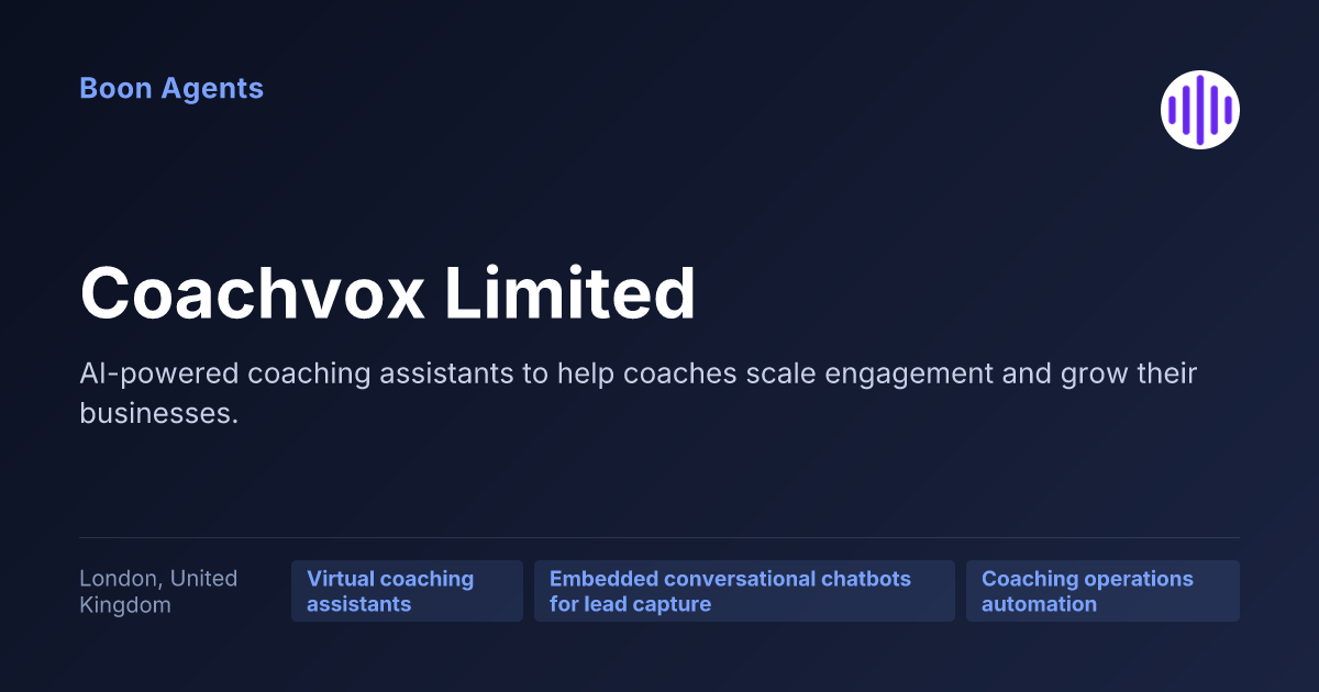 Coachvox Limited — company overview