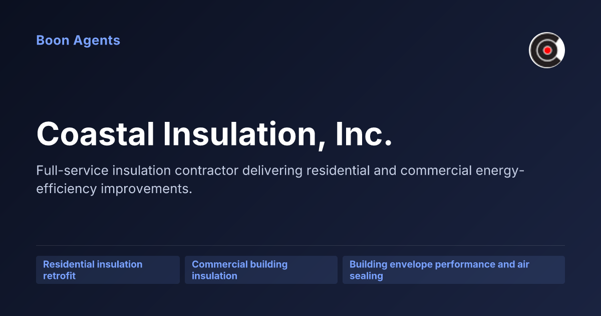 Coastal Insulation, Inc. — company overview