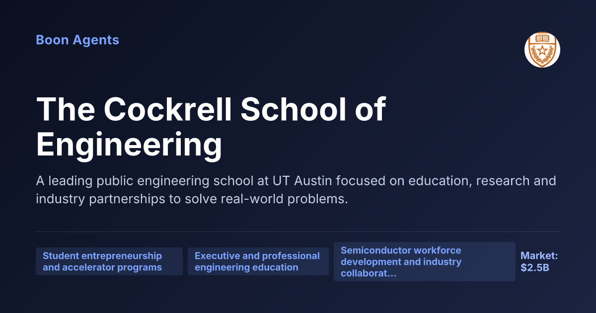 The Cockrell School of Engineering — company overview