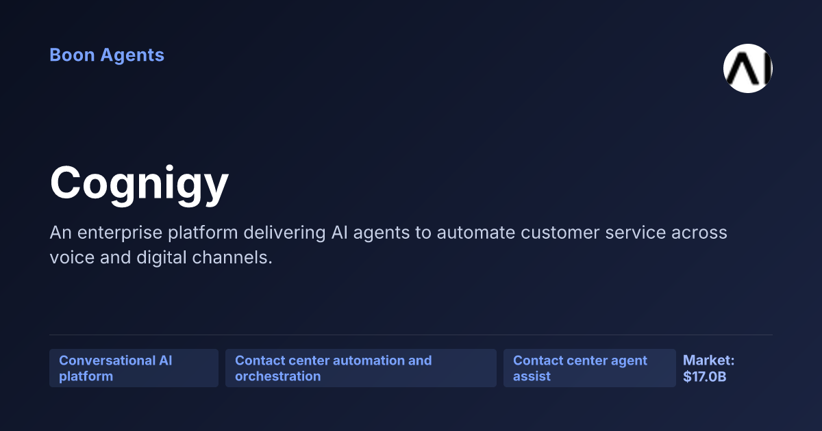 Cognigy — company overview