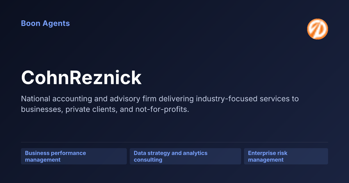 CohnReznick — company overview