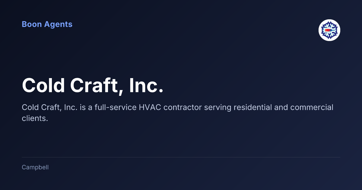 Cold Craft, Inc. — company overview