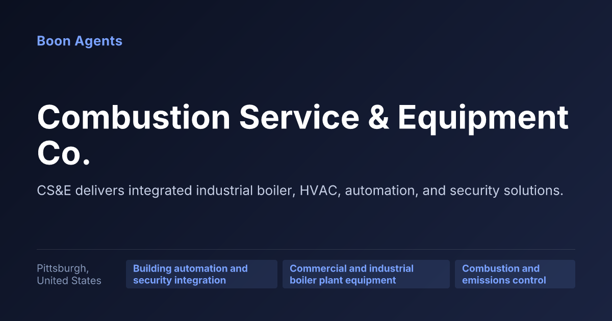 Combustion Service & Equipment Co. — company overview