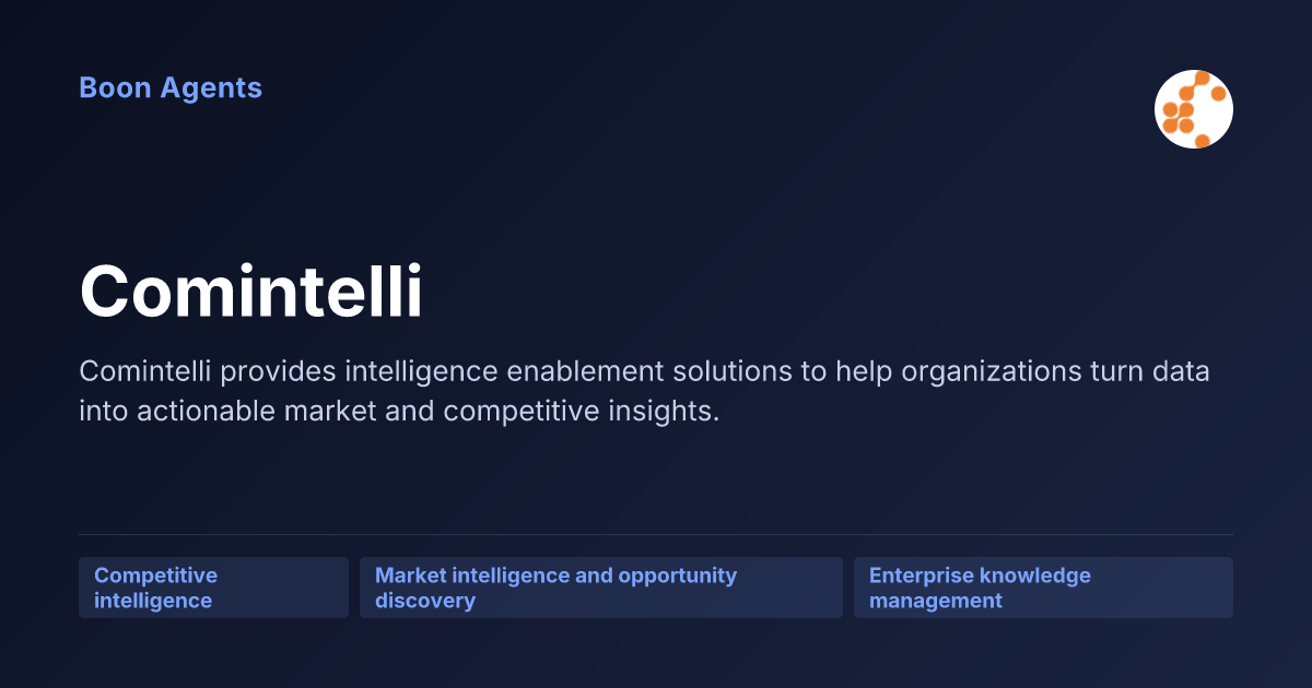 Comintelli — company overview