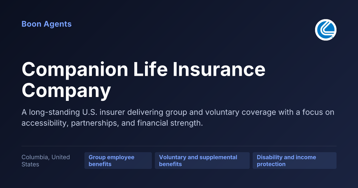 Companion Life Insurance Company — company overview