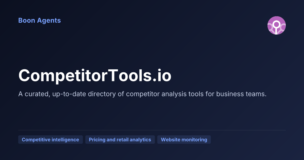 CompetitorTools.io — company overview
