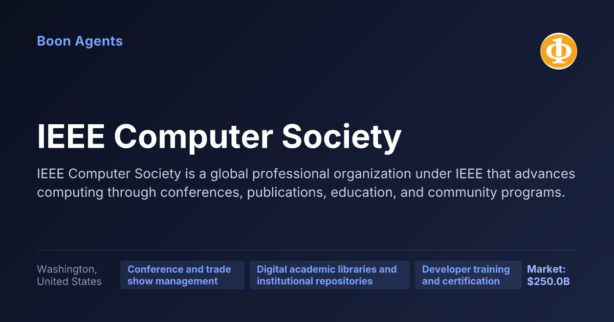 IEEE Computer Society — company overview