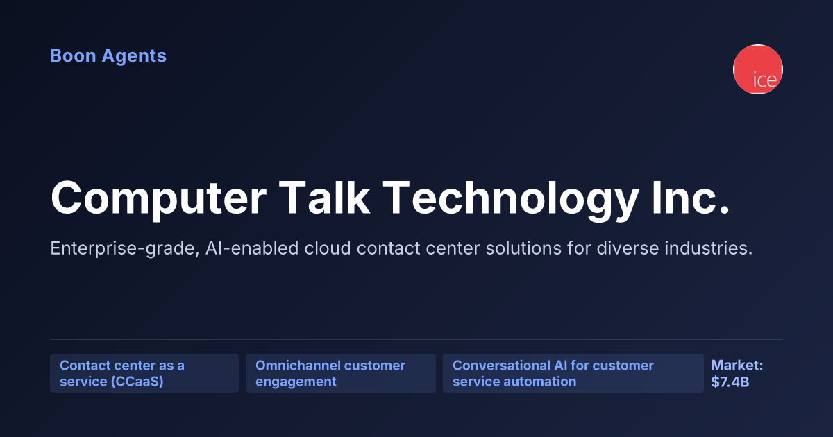 Computer Talk Technology Inc. — company overview