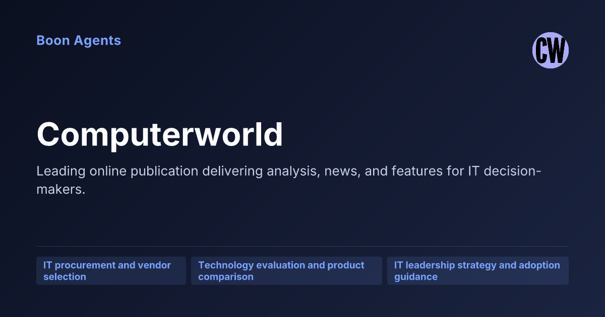 Computerworld — company overview