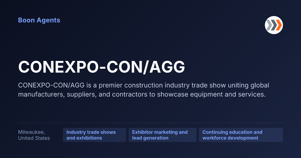 CONEXPO-CON/AGG — company overview