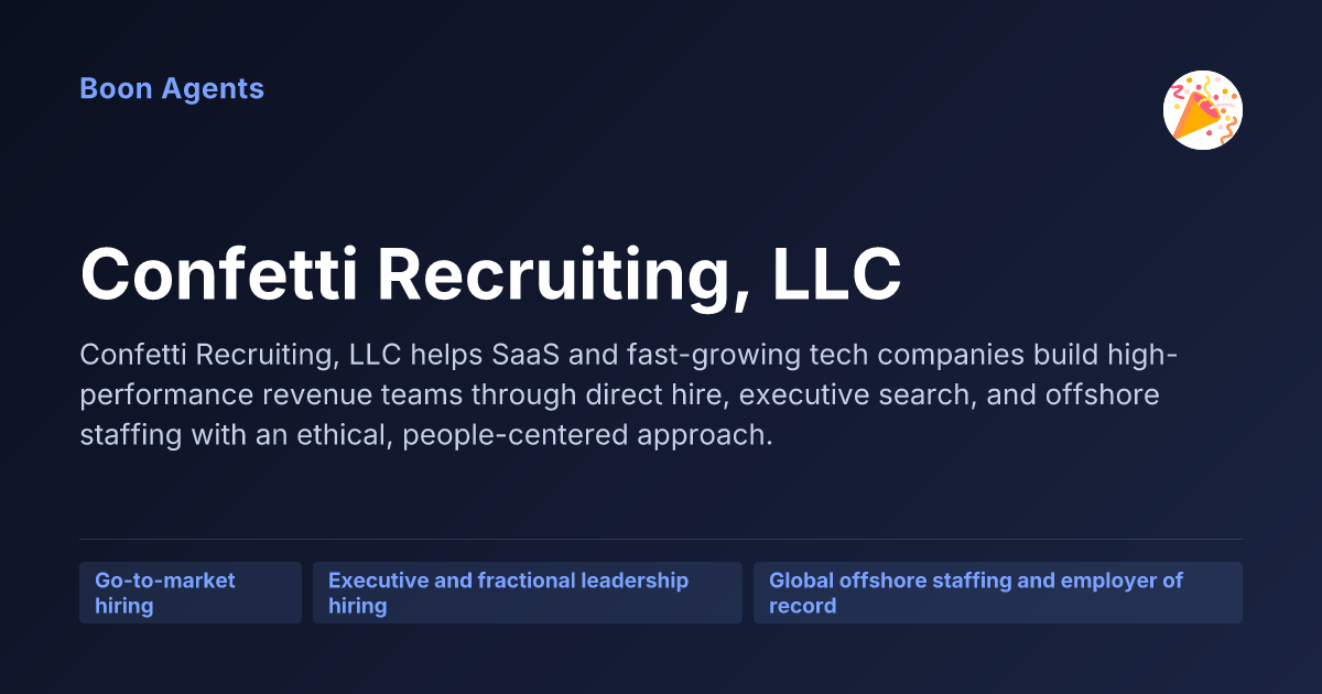 Confetti Recruiting, LLC — company overview