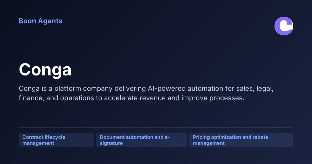 Conga — company overview