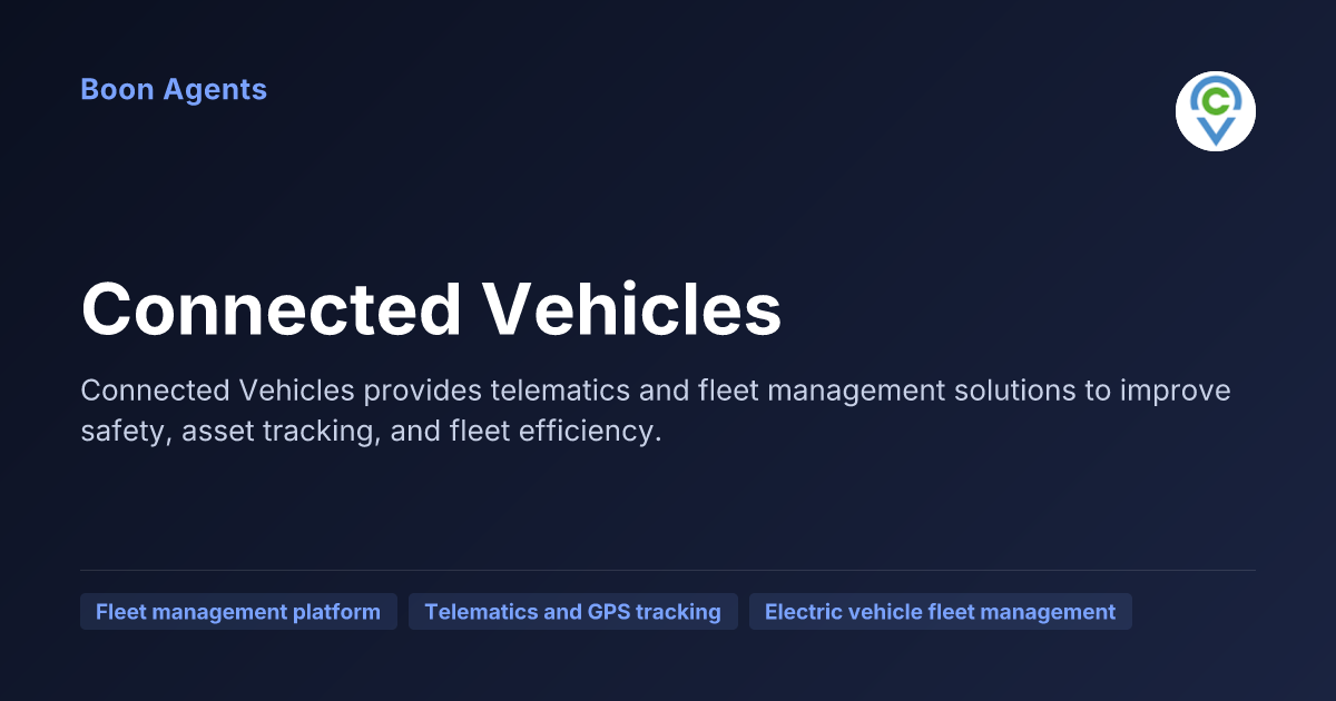 Connected Vehicles — company overview