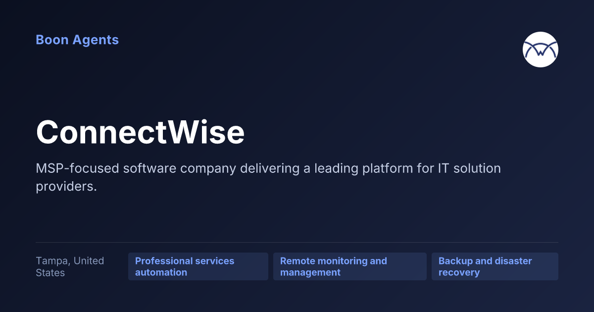 ConnectWise — company overview