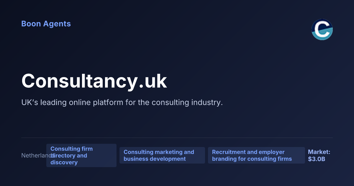 Consultancy.uk — company overview