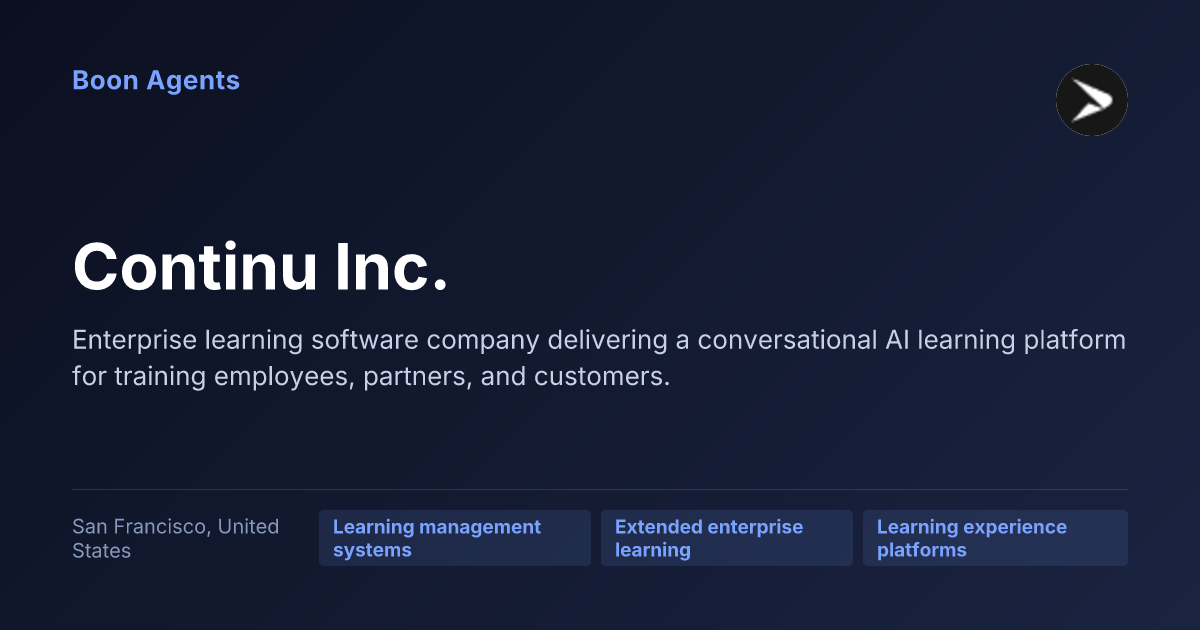 Continu Inc. — company overview