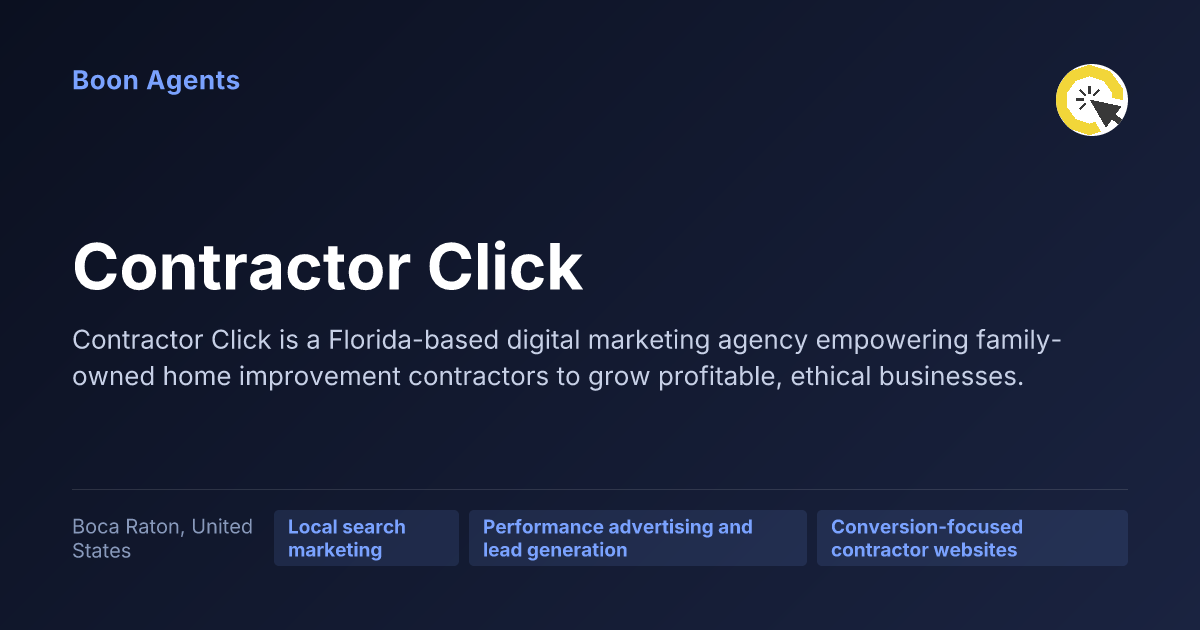 Contractor Click — company overview