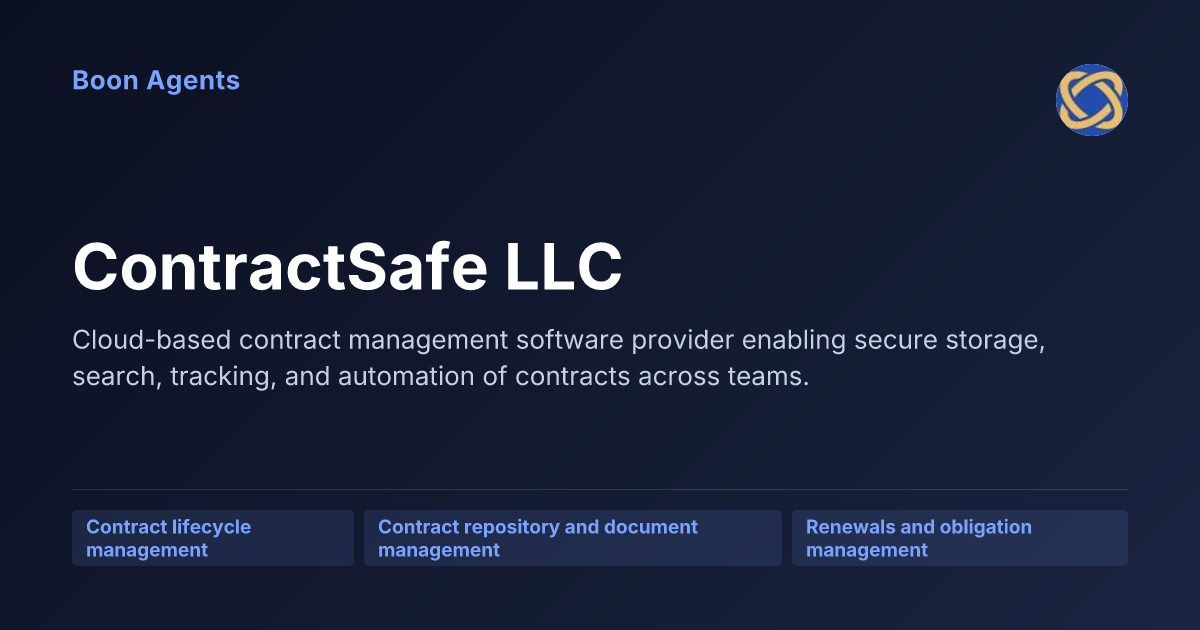 ContractSafe LLC — company overview