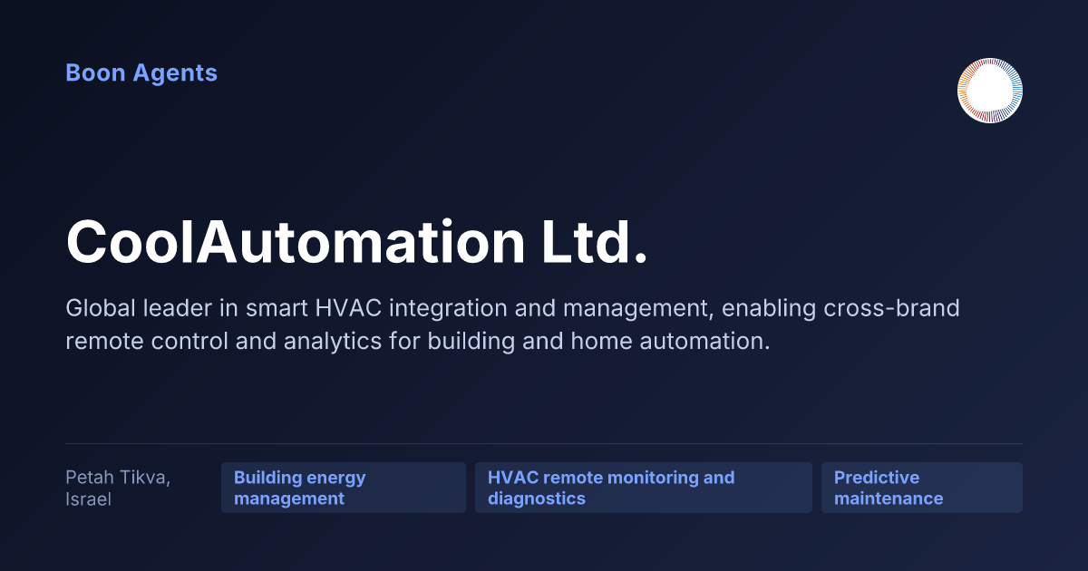 CoolAutomation Ltd. — company overview