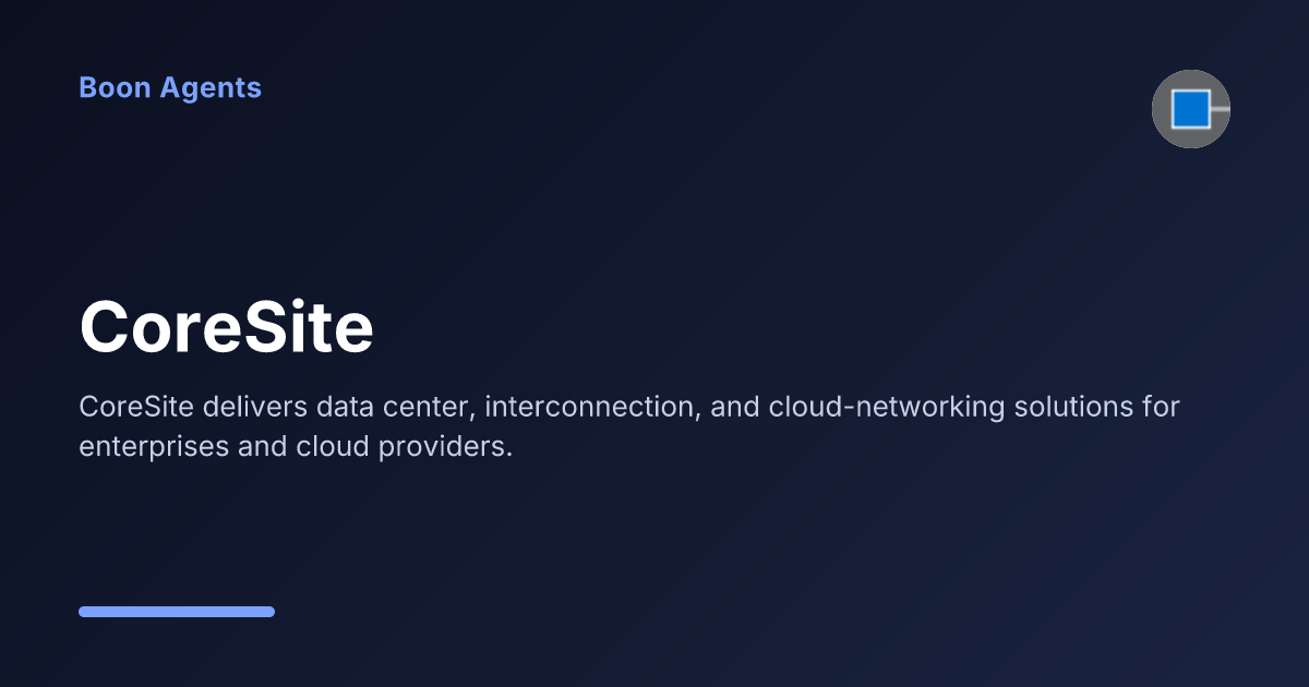 CoreSite — company overview