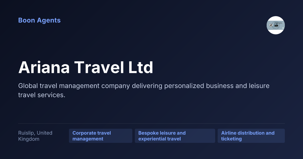 Ariana Travel Ltd — company overview