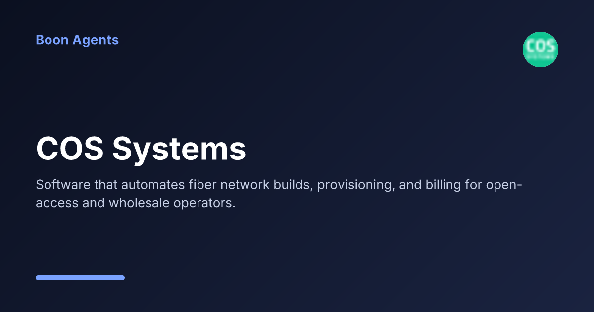 COS Systems — company overview